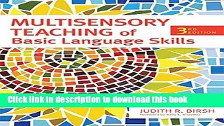 [Download] Multisensory Teaching of Basic Language Skills, Third Edition Kindle Collection