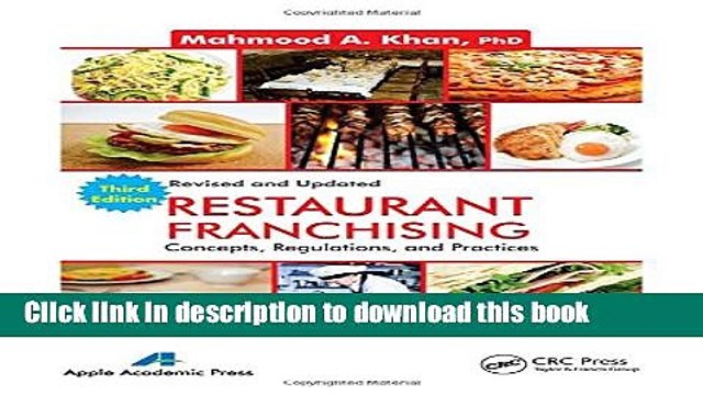 [Download] Restaurant Franchising: Concepts, Regulations and Practices, Third Edition Hardcover Free