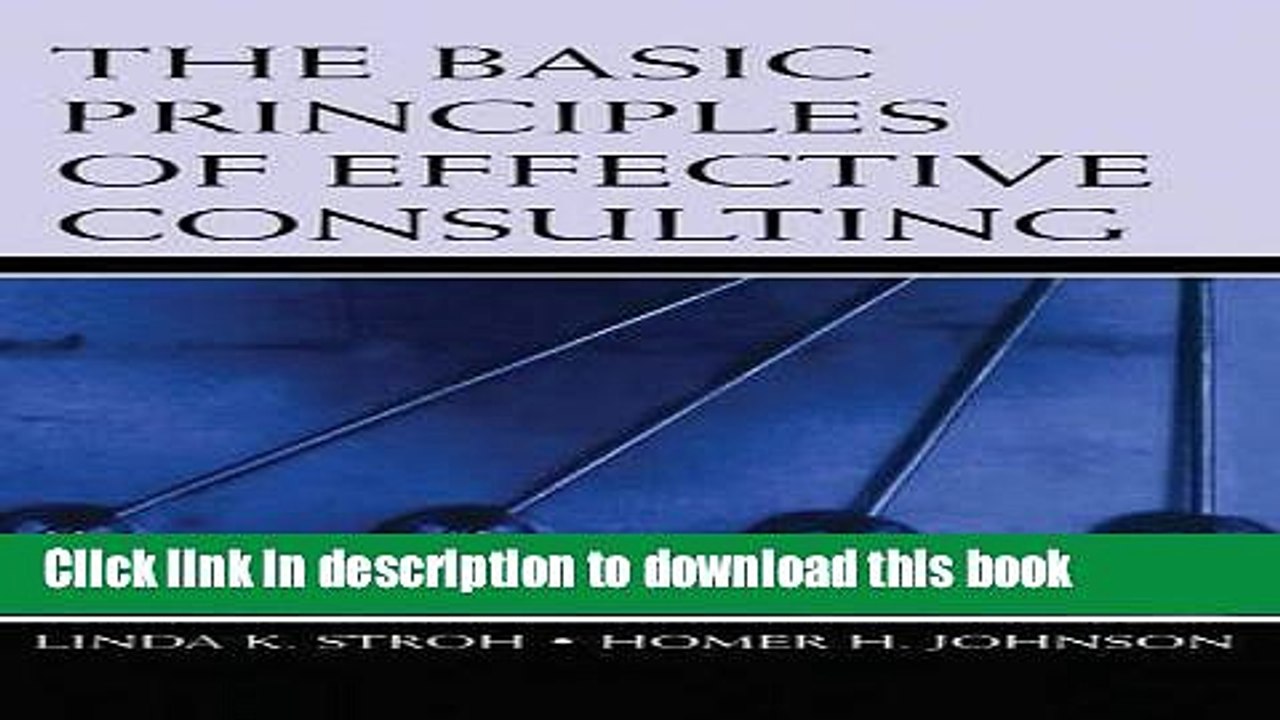[Download] The Basic Principles of Effective Consulting Hardcover Collection