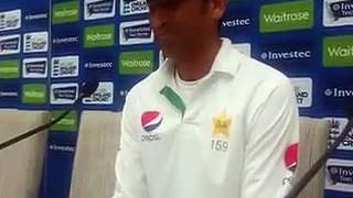 Younis Khan Press Conference After Double Century vs England 4th Test Day 3