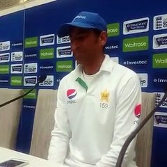 Younis Khan Press Conference After Double Century vs England 4th Test Day 3