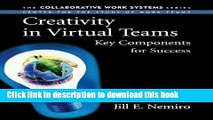 [Popular] Creativity in Virtual Teams: Key Components for Success Kindle Collection