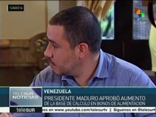 Maduro anuncia aumento de la base de cálculo en bonos de alimentación