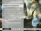 Argentina: pobreza y vulnerabilidad laboral a la alza