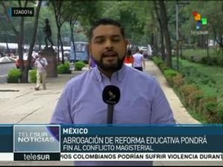 México: CNTE apuesta al diálogo para solucionar conflicto magisterial