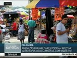 Colombia: advierten sobre amenazas paramilitares contra plebiscito