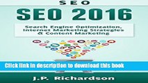 [Popular] SEO: 2016: Search Engine Optimization, Internet Marketing Strategies   Content Marketing