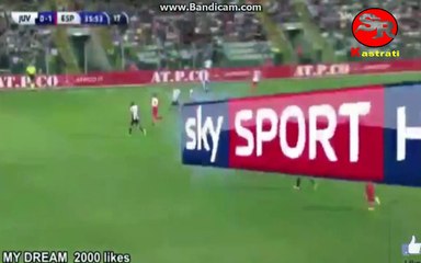Baptistao L. - GOAL - Juventus 0-1 Espanyol - 2016-08-13