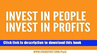 [Popular] Invest in people, invest in profits Hardcover Online