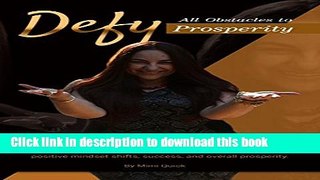 [Popular] Defy All Obstacles To Prosperity Hardcover Free