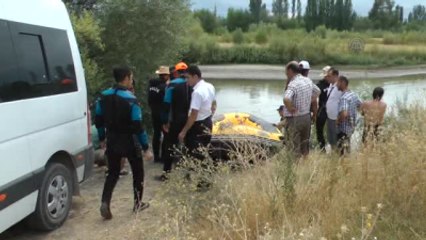 Karasu Nehri'nde Kaybolan Kişiyi Arama Çalışmaları