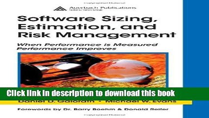[Download] Software Sizing, Estimation, and Risk Management: When Performance is Measured