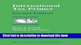 [Popular] International Tax Primer Paperback Free