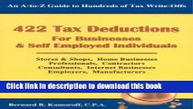 [Popular] 422 Tax Deductions for Businesses and Self Employed Individuals, 8th Edition Hardcover