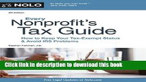 [Popular] Every Nonprofit s Tax Guide: How to Keep Your Tax-Exempt Status and Avoid IRS Problems