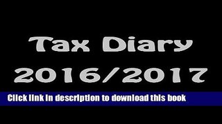 [Popular] Tax Diary 2016/2017 Paperback Collection