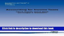 [Popular] Accounting for Income Taxes: Primer, Extant Research, and Future Directions Hardcover