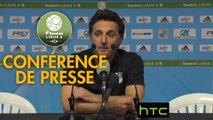 Conférence de presse Amiens SC - Chamois Niortais (2-0) : Christophe PELISSIER (ASC) - Denis RENAUD (CNFC) - 2016/2017