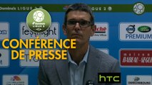 Conférence de presse ESTAC Troyes - Stade Lavallois (1-0) : Jean-Louis GARCIA (ESTAC) - Denis ZANKO (LAVAL) - 2016/2017