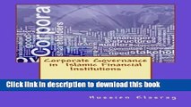 [Download] Corporate Governance in  Islamic Financial Institutions Kindle Free