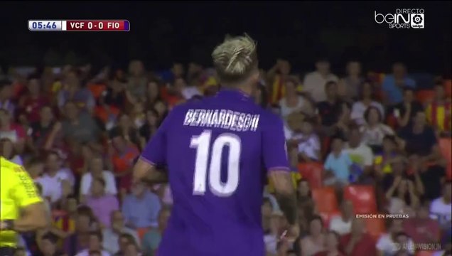 Frederico Bernardeschi Goal HD - Valencia 0-1 Fiorentina 13.08.2016 HD