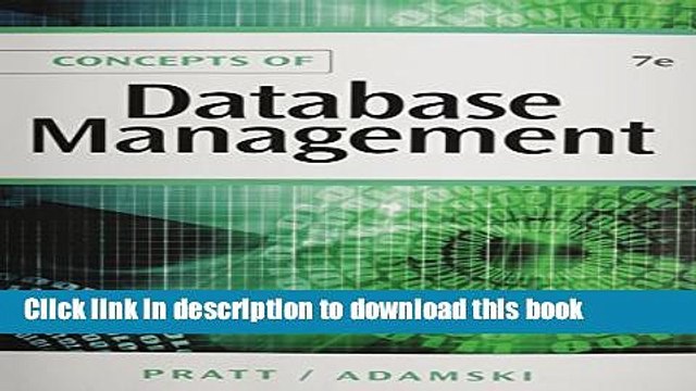 [Download] Bundle: Concepts of Database Management, 7th + A Guide to MySQL Hardcover Online