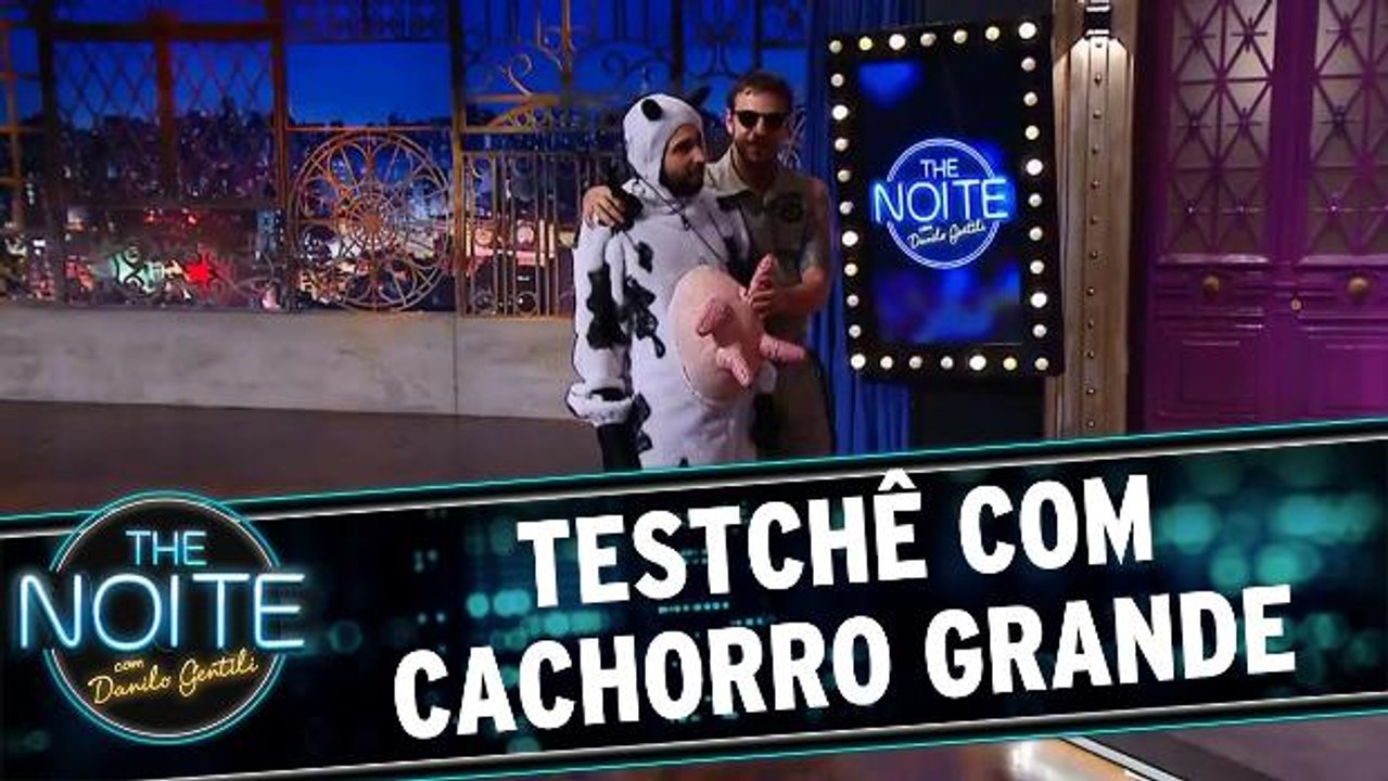 Testchê com Cachorro Grande