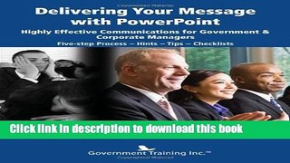 [Download] Delivering Your Message with PowerPoint Paperback Collection