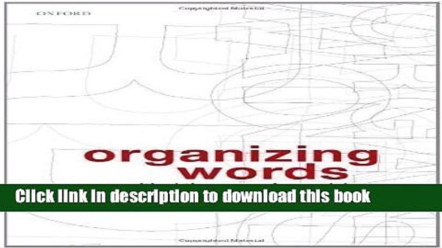 [Download] Organizing Words: A Critical Thesaurus for Social and Organization Studies by Gabriel,