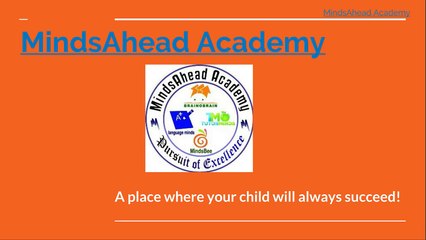 MindsAhead Academy (Tutoring, Summer Camp, Abacus, Language Arts, Math)