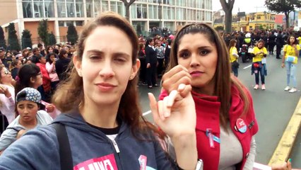 Emilia Drago y Lady Guillén hace fuerte denuncia sobre marcha
