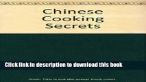 [Download] Chinese Cooking Secrets Kindle Free