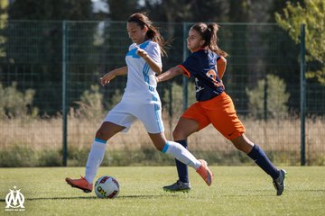 D1 féminine - Montpellier 2-4 OM : le but de Cindy Caputo (13e)