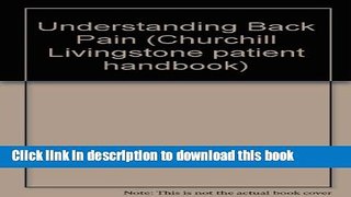 [Popular] Understanding Back Pain Hardcover Collection