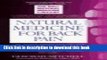 [Popular] Natural Medicine for Back Pain: The Dell Natural Medicine Library Hardcover Online