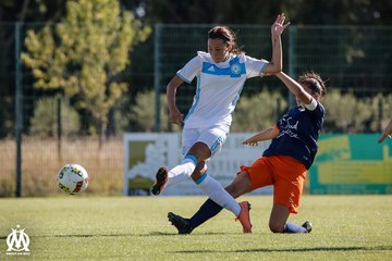 D1 féminine - Montpellier 2-4 OM : le but de Cindy Caputo (22e)