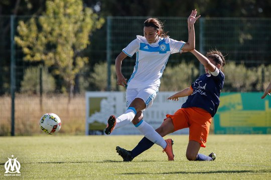 D1 féminine - Montpellier 2-4 OM : le but de Cindy Caputo (22e)
