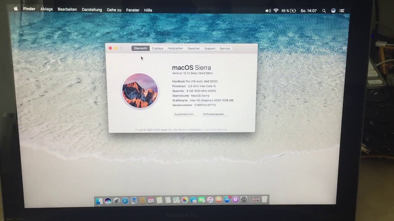 MacOS Sierra Public Beta Kurz Bericht Deutsch