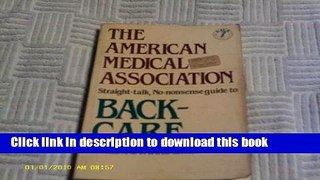 [Popular] American Medical Association Guide to Backcare Kindle Free