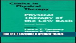 [Popular] Physical Therapy of the Low Back Kindle Collection