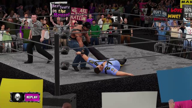 WWE 2K16 ron faarooq simmons v big boss man highlights