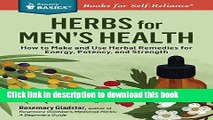 [Popular] Rosemary Gladstar s Herbal Healing for Men: Remedies and Recipes for Circulation
