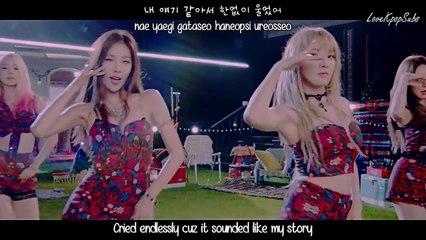 Stellar - Cry (펑펑울었어) MV [English subs + Romanization + Hangul] HD