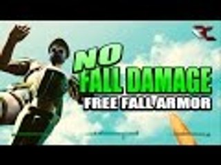 Fallout 4 - No Fall Damage with the Legendary "Freefall Armor" - No Power Armor needed