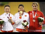Women's shot put F44 | Victory Ceremony |  2015 IPC Athletics World Championships Doha