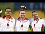 Men's discus  F42 | Victory Ceremony |  2015 IPC Athletics World Championships Doha
