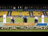 Men's 100m T33 | Victory Ceremony |  2015 IPC Athletics World Championships Doha