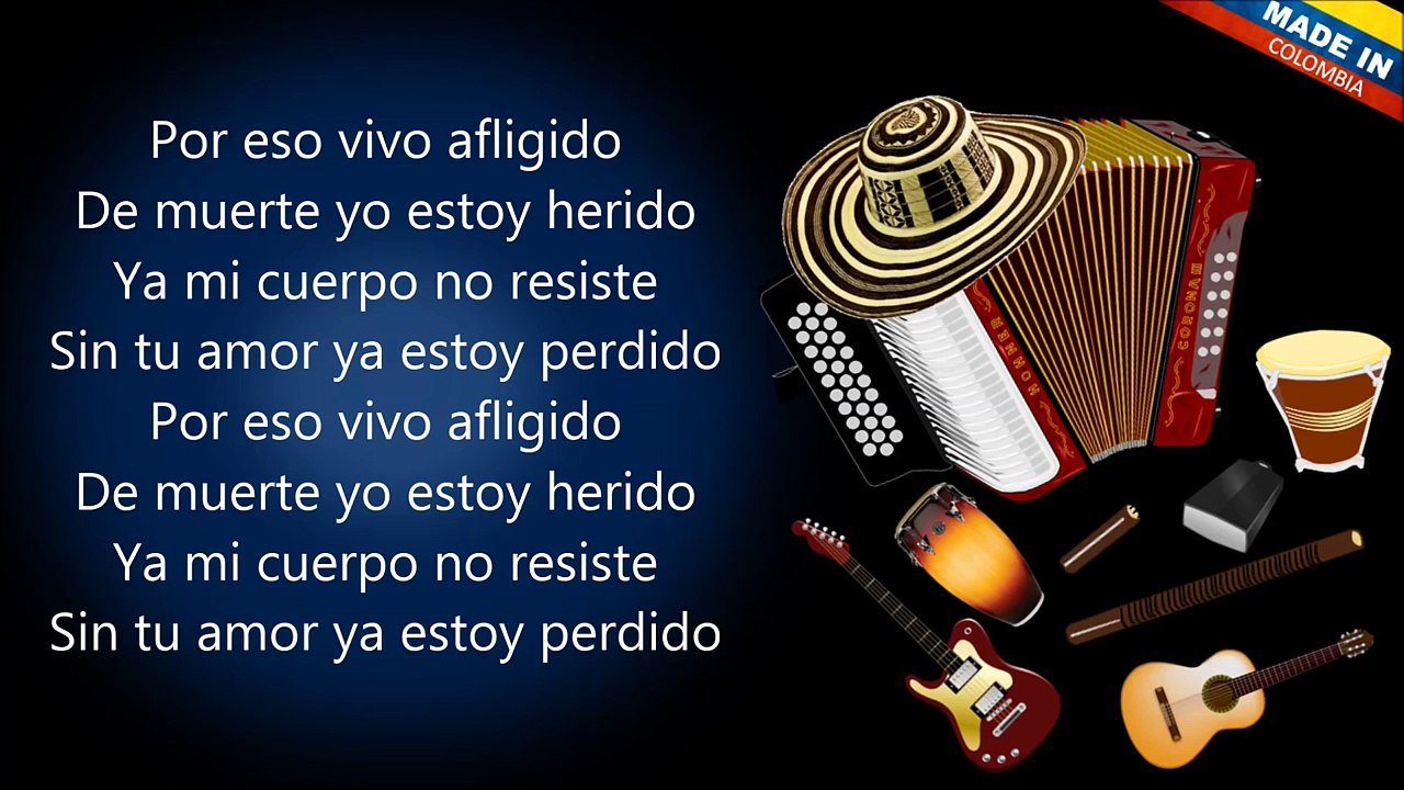 Amor herido Los Inquietos Del Vallenato (Letra)