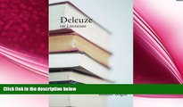 behold  Deleuze on Literature (Deleuze and the Arts)