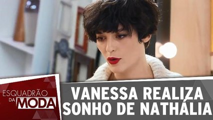 Nathália realiza seu sonho de conhecer Vanessa Rozan
